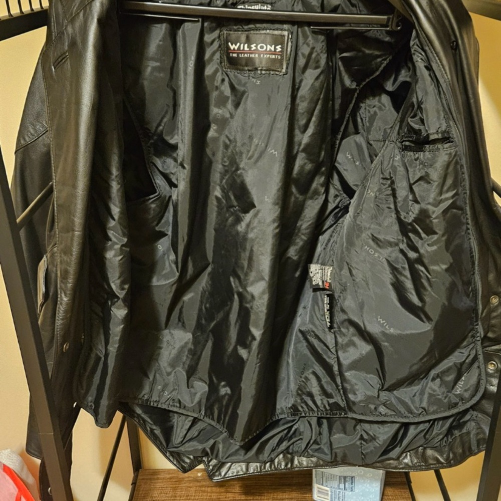 Wilson Black Trench Coat - Picture 3 of 3